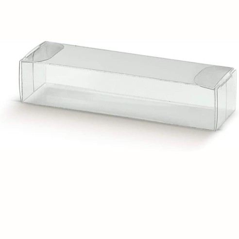 Scatola confetti  Trasparente rettangolo 15 x 2,5 x 20 cm set 20 pz - art 115513S
