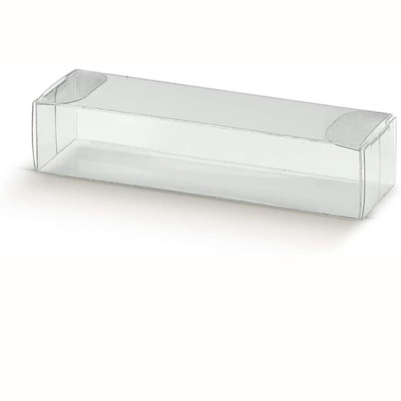 Scatola confetti  Trasparente rettangolo 15 x 2,5 x 20 cm set 20 pz - art 115513S