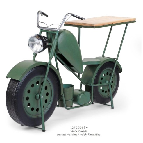 MOTO VERDE C/1 RIPIANO C/LUCE 1400X500X950 Art 242091S