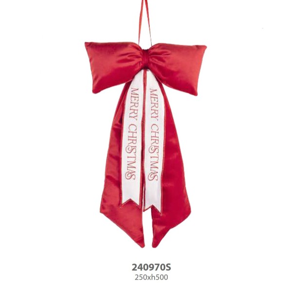 FIOCCO VEL.RO.+FASCIA MER.XMAS 250XH.500 Art. 240970S