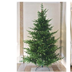 ALBERO DI NATALE ABETE ST.MORITZ 3554 TIPS H.1800X D.1450 ART.227319S