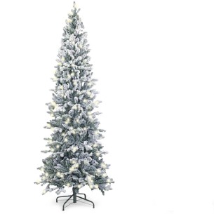 ALBERO DI NATALE ABETE MERANO 2154 TIP/300 LED H.2100XD.800    ART. 222406S