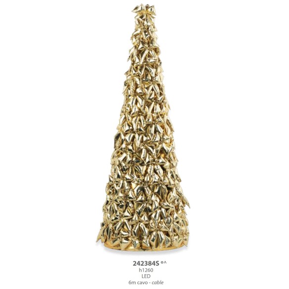 ALBERO FIOCCHI ORO C/LUCI H.860 Art 242383S