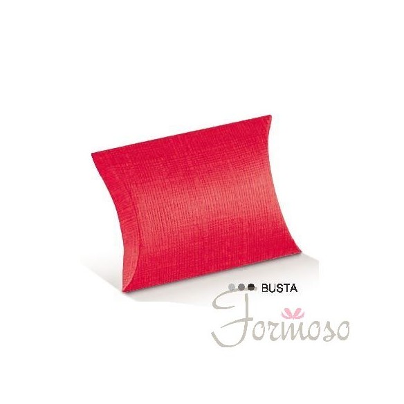 Scatola bomboniera tipo busta laurea seta rosso 360x340x90mm n 10 pz art 13617