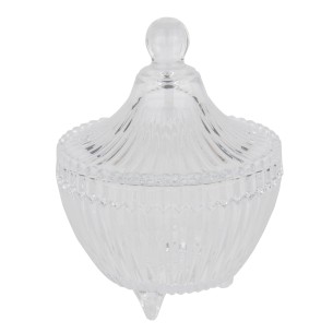 Bomboniera CRYSTALL SCATOLA  3 PIEDI DM.11XH13   ART 07A220