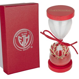 Bomboniera Gold ALLORO CLESSIDRA  h.11,5 Con Scatola art 07A261 2