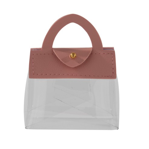 SACCHETTO  BAG  CM.7H9 COLORE BIANCO/ROSANT   1PZ art SC797