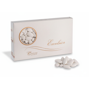 Confetti Classici  AVOLA alla mandorla BIANCO in confezione da 1kg - Art. MORWHITE