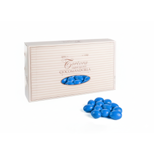 Confetti cioccomandorla BLU ELETTRICO in confezione da 1kg - Art CIOCBLUEL