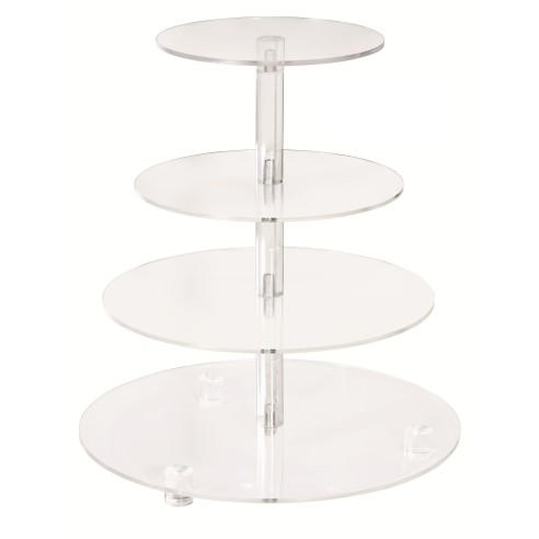 Bomboniera Estetic Alzata 4 Piani 40 h.35Dm  art AL108