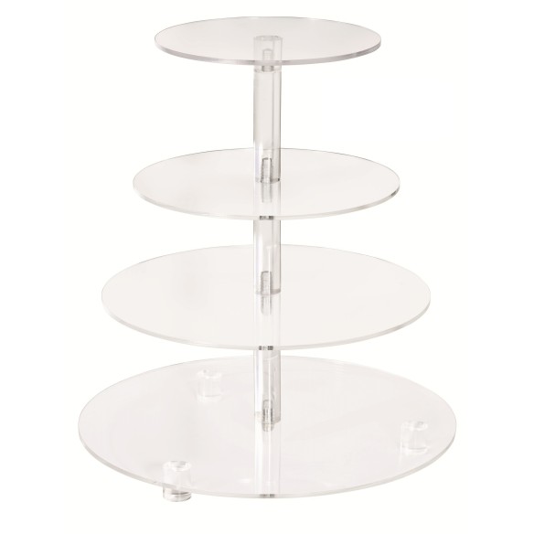 Bomboniera Estetic Alzata 4 Piani 40 h.35Dm  art AL108