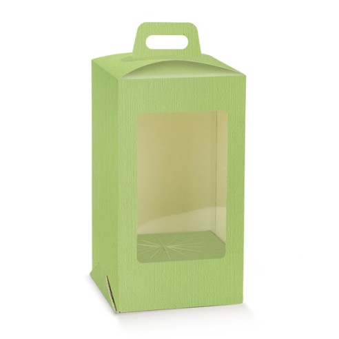 PORTA UOVA GOLOSA 150X150X270MM FIBRA VERDINO FIN.+FONDO UOVA confezione 50 pz art 119140S