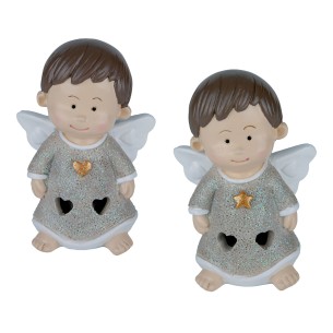 Bomboniera  ENERGY ANGELO LED H.10 set 2pz art 04A503