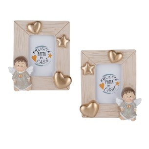 Bomboniera ENERGY ANGELO P/FOTO CM.10 H.12 SET 2PZ art 04A504