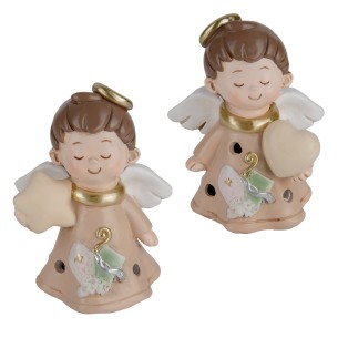 Bomboniera POP ANGELO CRESIMA LED H.10  2PZ   ART. 04A511