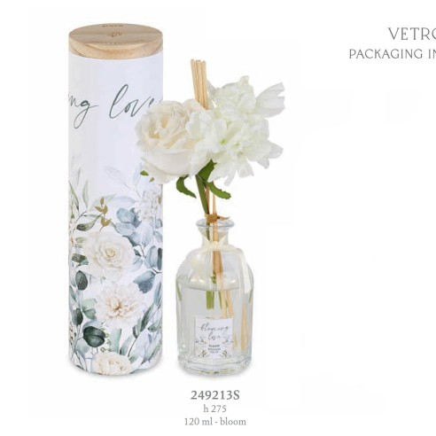 BOMBONIERA   DIFFUS.BLOOMING LOVE 120ML+SC H.275  ART. 249213S