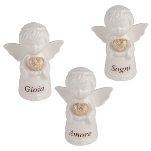 Bomboniera CELESTE ANGELO H.8 S/3PZ  art 03A069