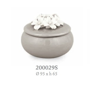 Bomboniera SC.TORTORA C/FIORI C71561D D.95X65MM  art 200029S