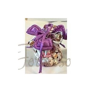 Sacchetto tipo fiore porta confetti bomboniera  set 2 pz - L100/63