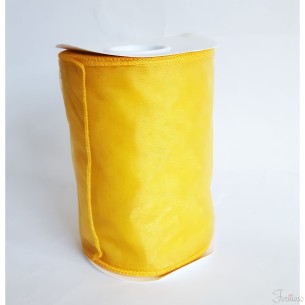 Bobina rotolo Organza 15x25 mt decorazioni bomboniere Oro art. 54174 2