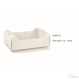 Scatola cartone tipo Cassetta della frutta 235x155x75mm Set 5 pz art 16926