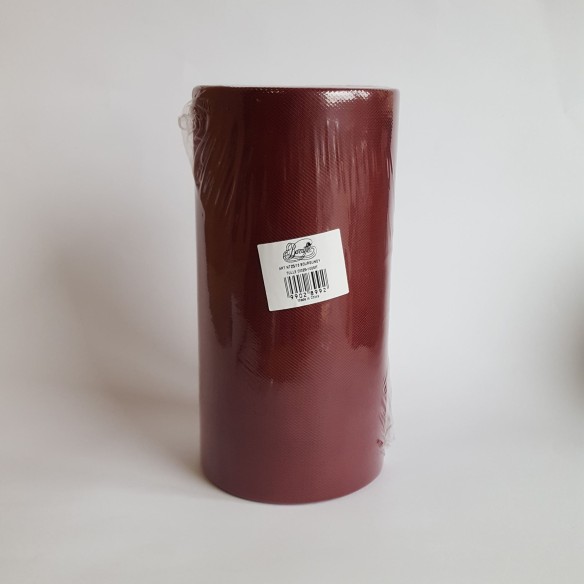 Bobina 25 cm 100 mt rotolo tulle decorazioni bomboniere colore Bordeaux art. NT25/13