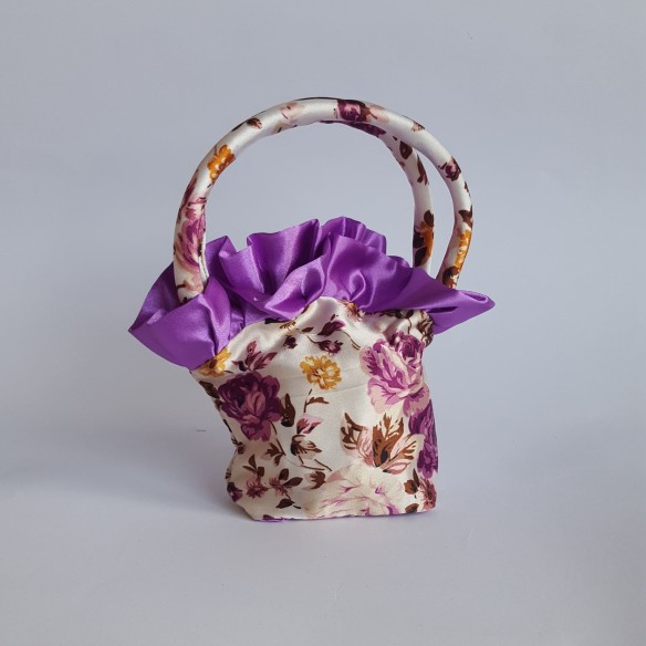 Sacchetto tipo borsetta porta confetti bomboniera  set 2 pz - L100/75