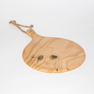 Tagliere tondo ceramica effetto legno Bomboniera matrimonio Art IL551