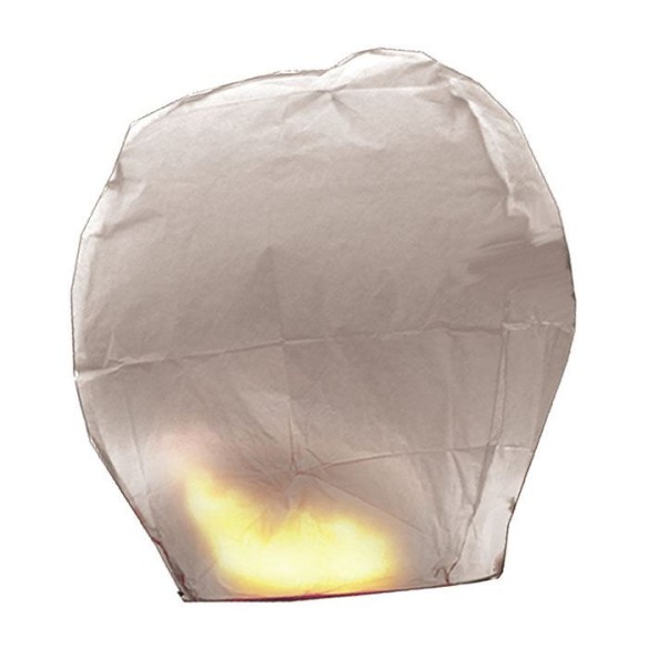 Lanterna Cinese dei cieli Bianca per festa party matrimonio 100 cm art 32000