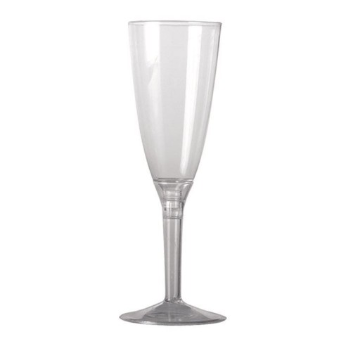 Bicchieri Flute plastica 120 cc Champagne Aperitivo prosecco 20 pz