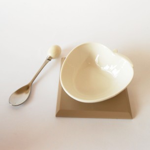 Bomboniera Matrimonio Ciotola porcellana formaggio forma di mela art 02015 2