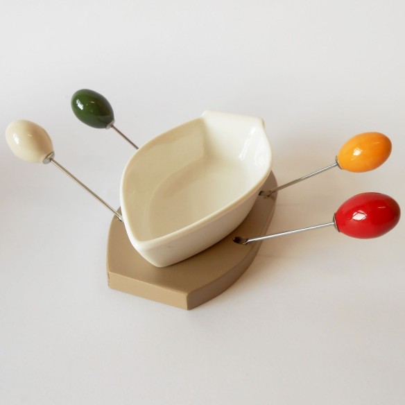 Bomboniera Matrimonio Ciotola porcellana formaggio forma di Barca art 02017