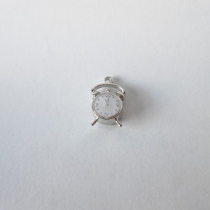 Bomboniera Decorazione Ciondolo in Zama Sveglia 25 mm art 11996