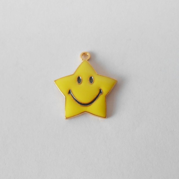 Bomboniera Decorazione Ciondolo in Zama Stella Smile art 12001