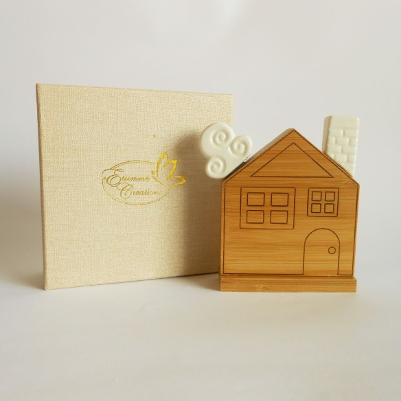 Bomboniera Set coltelli da formaggio Forma Casetta Matrimonio 10 x h 13 cm art 08491