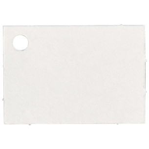 Etichetta bianca Bigliettino per Bomboniera 4,9 x 3,4 cm Set 32 pz art 17624C