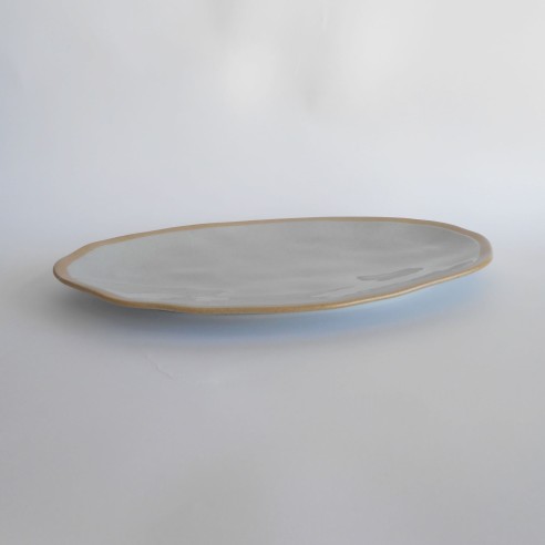 Bomboniera Matrimonio Piatto in ceramica colore Tiffany cm 32 Art 02024