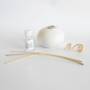 Bomboniera Matrimonio Profumatore diffusore sfera con diamantini 9 cm Art 08497 2