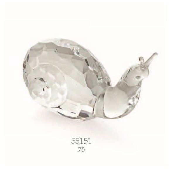 Bomboniera Lumaca in Vetro idea regalo decorazione  7,5 cm Art 55151