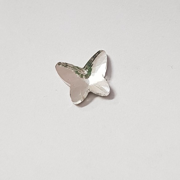 Farfalla PVC effetto cristallo 1,2x1 cm decorazione bomboniera set 12 pz art  57791