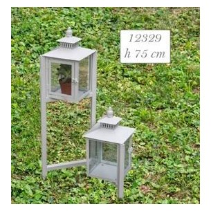 Lanterna in metallo Bianco idea regalo o decorazione wedding Art 12329