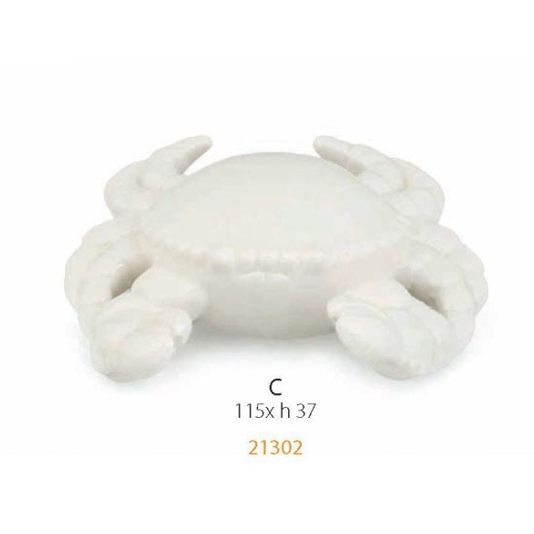 Bomboniera Granchio porcellana Bianca idea Wedding Matrimonio Art 21302