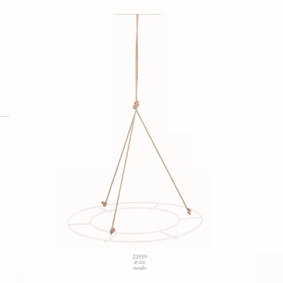 Cerchio metallo per tablò decorazione wedding Matrimonio anniversario art 22959