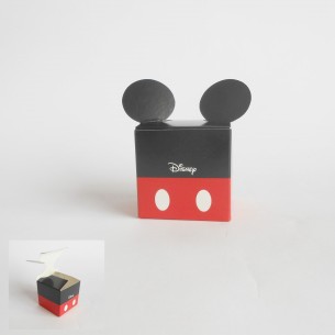 Bomboniera Scatola cubo Confetti Topolino Mikey Mouse Disney 5 x 5 x h 5 Cm set 20 pz art 68053