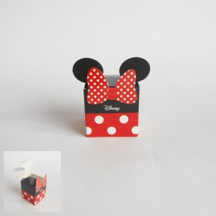 Bomboniera Scatola cubo Confetti Minnie Disney set 20 pz art 68054