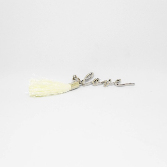 Bomboniera decorazione Ciondolo scritta LOVE argento  set 12 pz art 28477