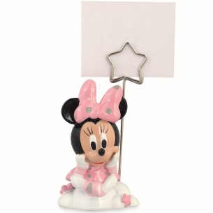 Bomboniera Minnie Disney Porta Foto resina Rosa con Scatola Art 69509