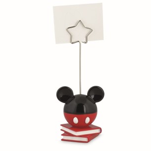 Bomboniera Topolino Mickey Mouse Disney Porta Foto in Resina Rosso e Nero Art 69514