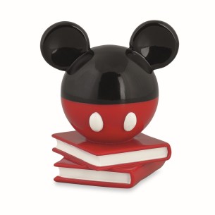 Bomboniera Testa Topolino Mickey Mouse Disney in Resina Rosso Nero con Scatola Art 69512