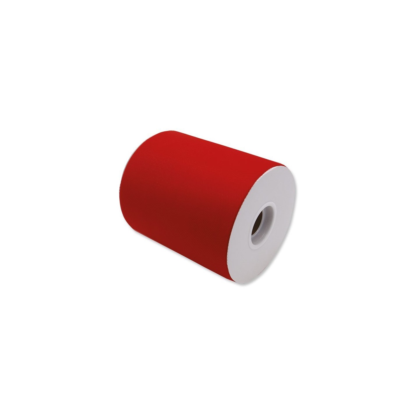 Rotolo Tulle 12,5 cm x 100 mt Rosso - Big Party
